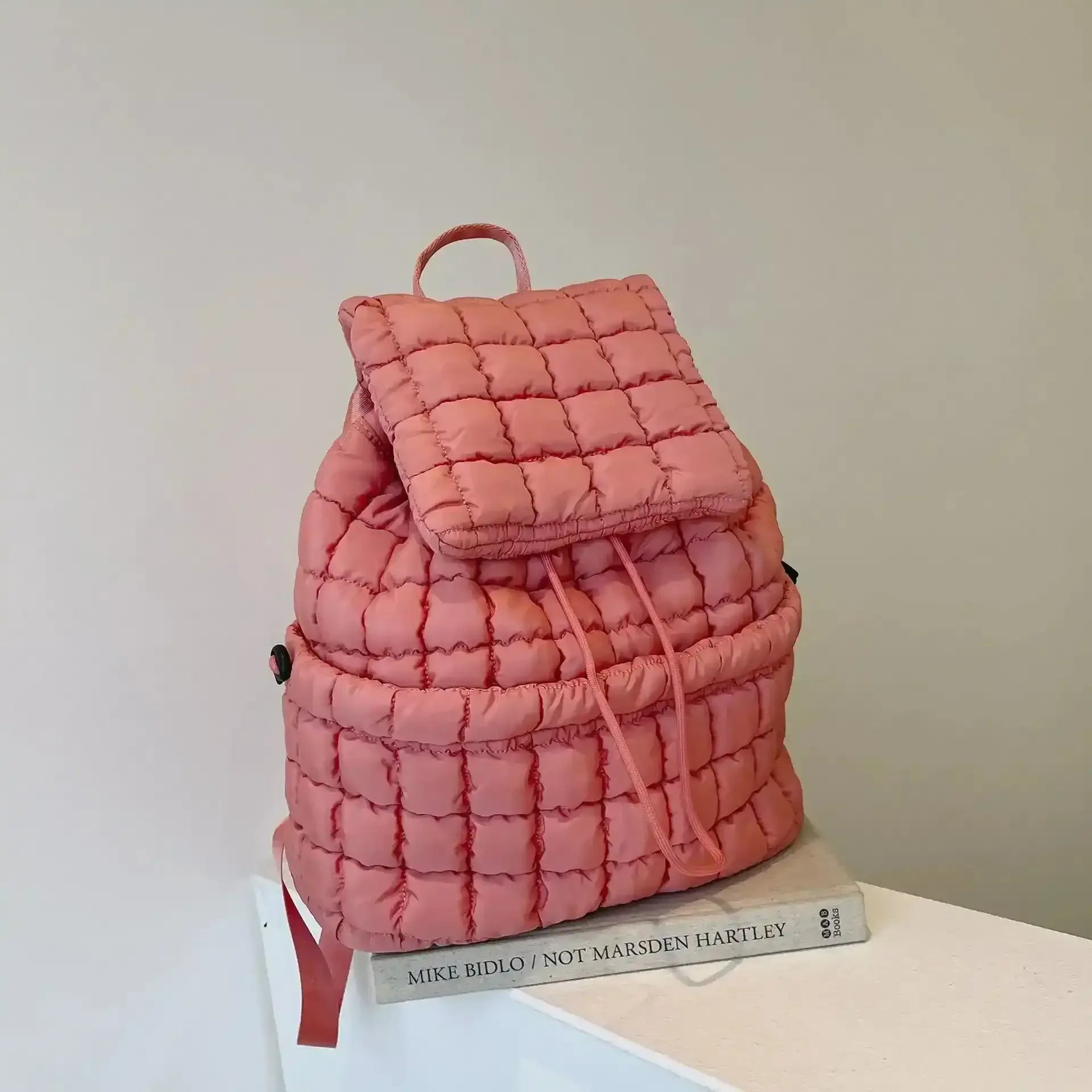 Quilted Puffy Down Backpack - Whatever You Like Shop