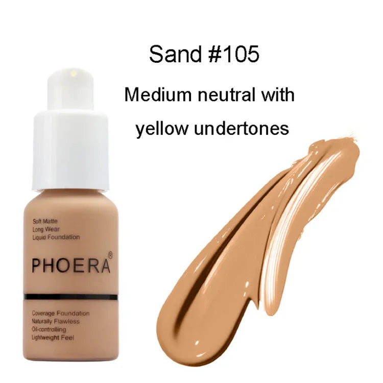 Explosive Press Type Oil Control Natural Color Matte Concealer Foundation Cream - Whatever You Like Shop