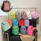 Quilted Puffy Down Backpack - Whatever You Like Shop