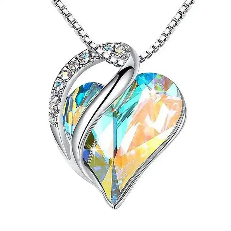 925 Sterling Silver Heart Shaped Necklace - Whatever You Like Shop