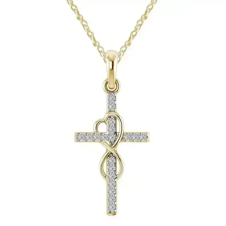 Alloy Cross Necklace - Whatever You Like Shop
