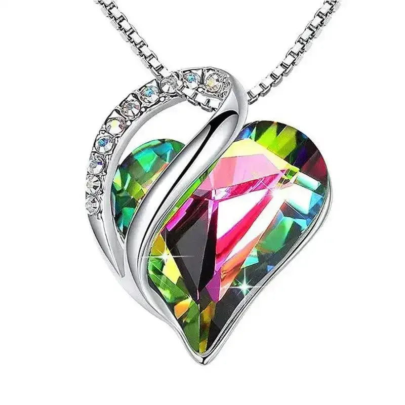 925 Sterling Silver Heart Shaped Necklace - Whatever You Like Shop