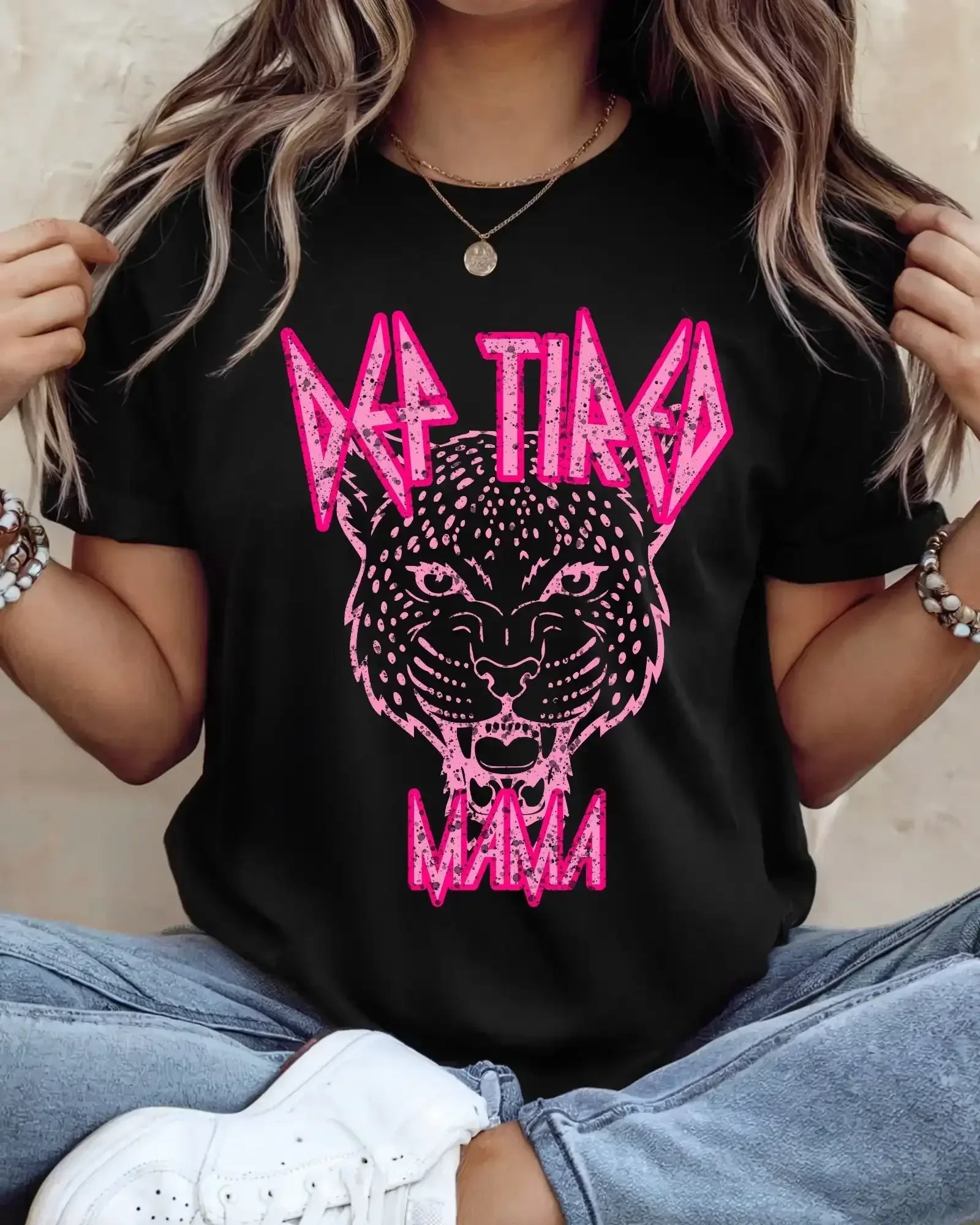 Def Tired Mama in Black Graphic Tee - Whatever You Like Shop