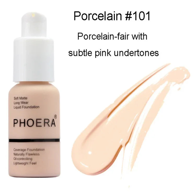 Explosive Press Type Oil Control Natural Color Matte Concealer Foundation Cream - Whatever You Like Shop
