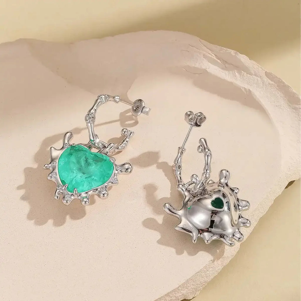 925 Sterling Silver Love Earrings - Whatever You Like Shop