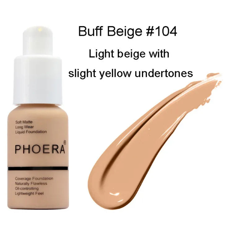 Explosive Press Type Oil Control Natural Color Matte Concealer Foundation Cream - Whatever You Like Shop