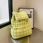 Quilted Puffy Down Backpack - Whatever You Like Shop