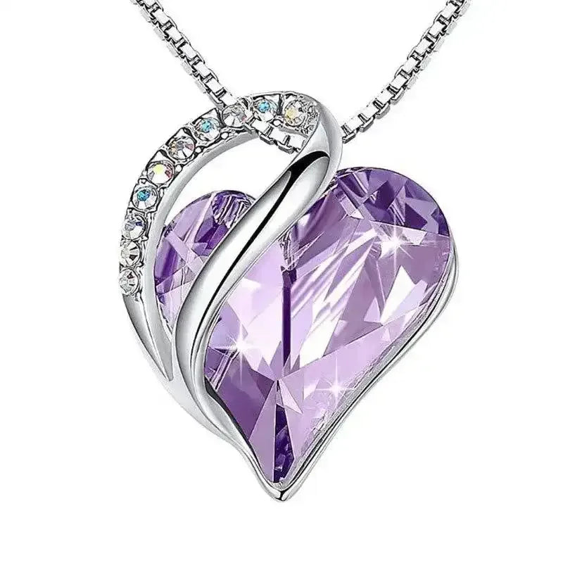925 Sterling Silver Heart Shaped Necklace - Whatever You Like Shop