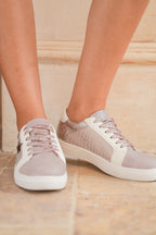 Glitter Star Patchwork Sneakers