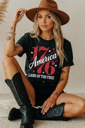 America 1776 Graphic Plus Heavy Cotton Tee - Whatever You Like Shop