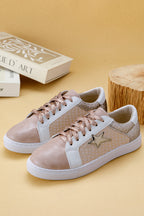 Glitter Star Patchwork Sneakers