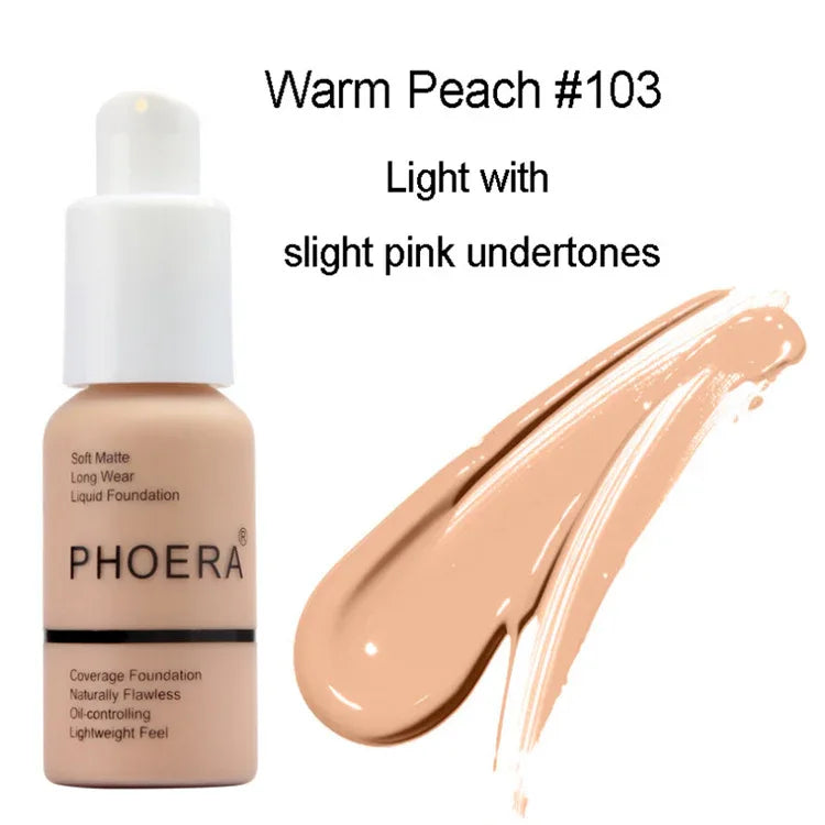 Explosive Press Type Oil Control Natural Color Matte Concealer Foundation Cream - Whatever You Like Shop