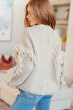 Ask Me About It Fringe Cardigan - Whatever You Like Shop