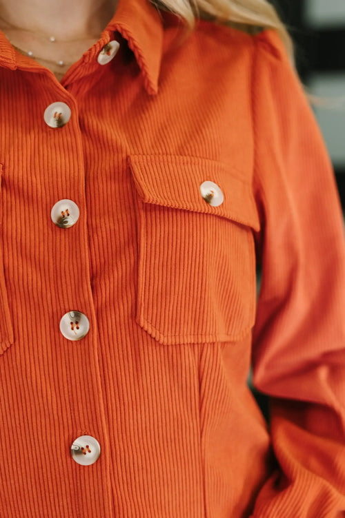 Clever in Corduroy Shirt Dress - Whatever You Like Shop