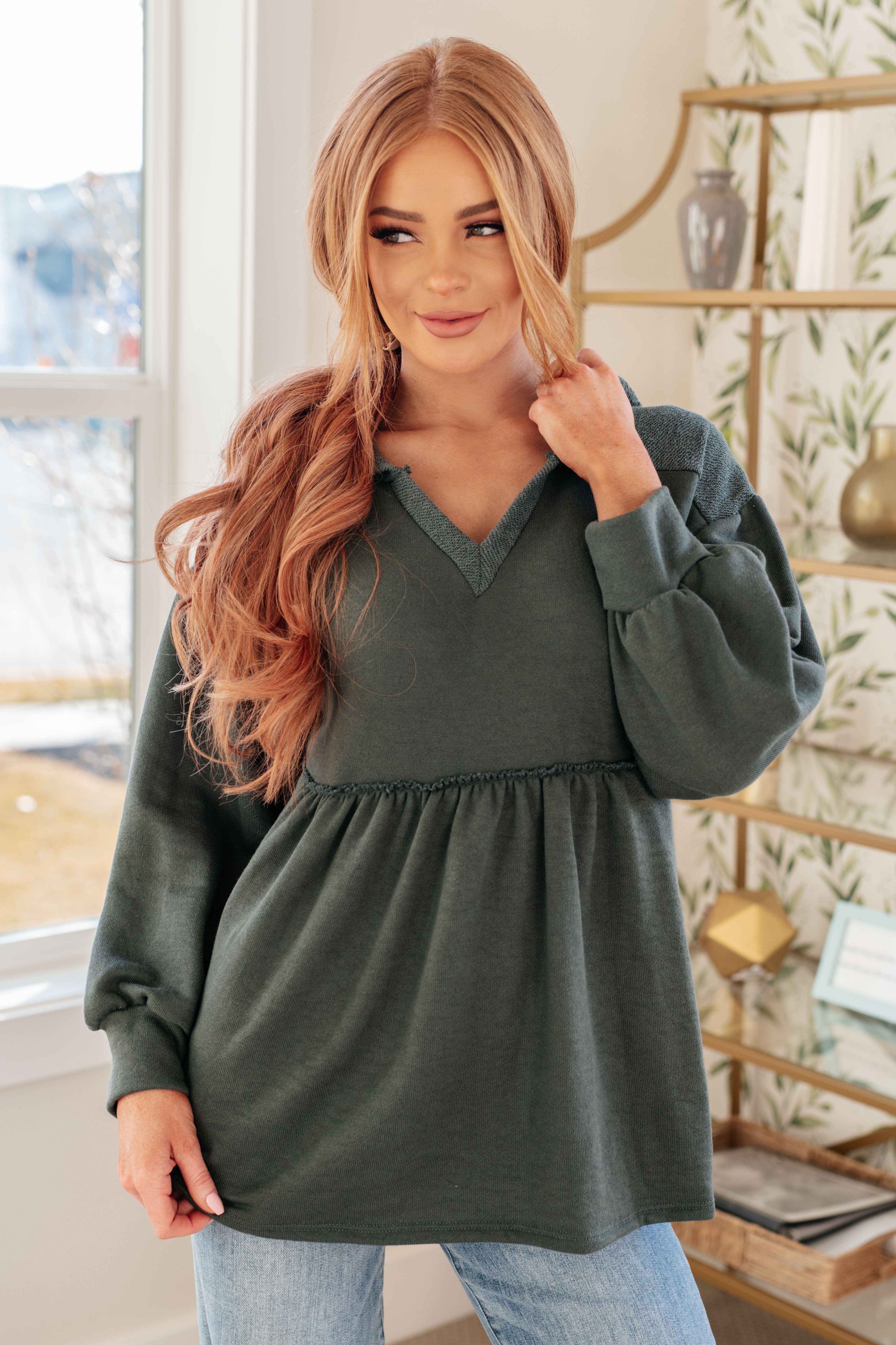 She's Not Wrong Hooded V-Neck Pullover | Whatever You Like Shop