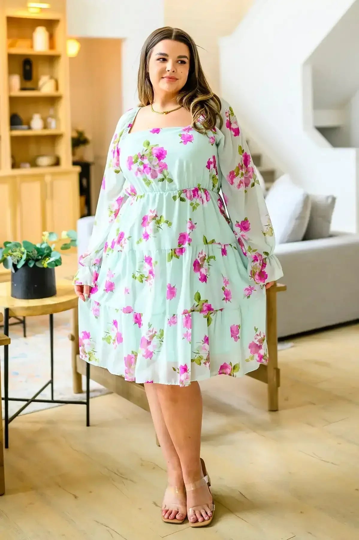 Delightfully Yours Floral Dress - Whatever You Like Shop