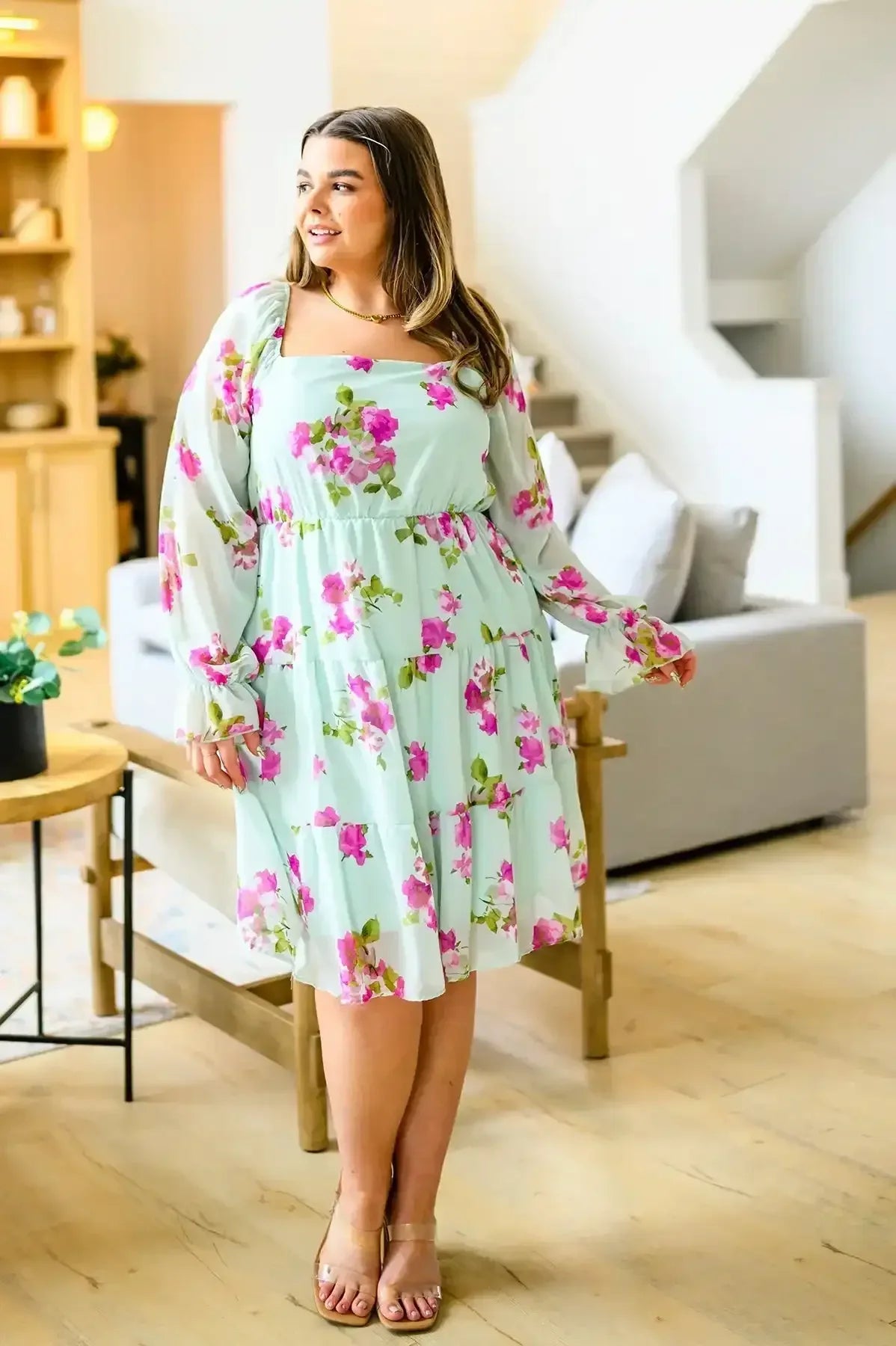 Delightfully Yours Floral Dress - Whatever You Like Shop
