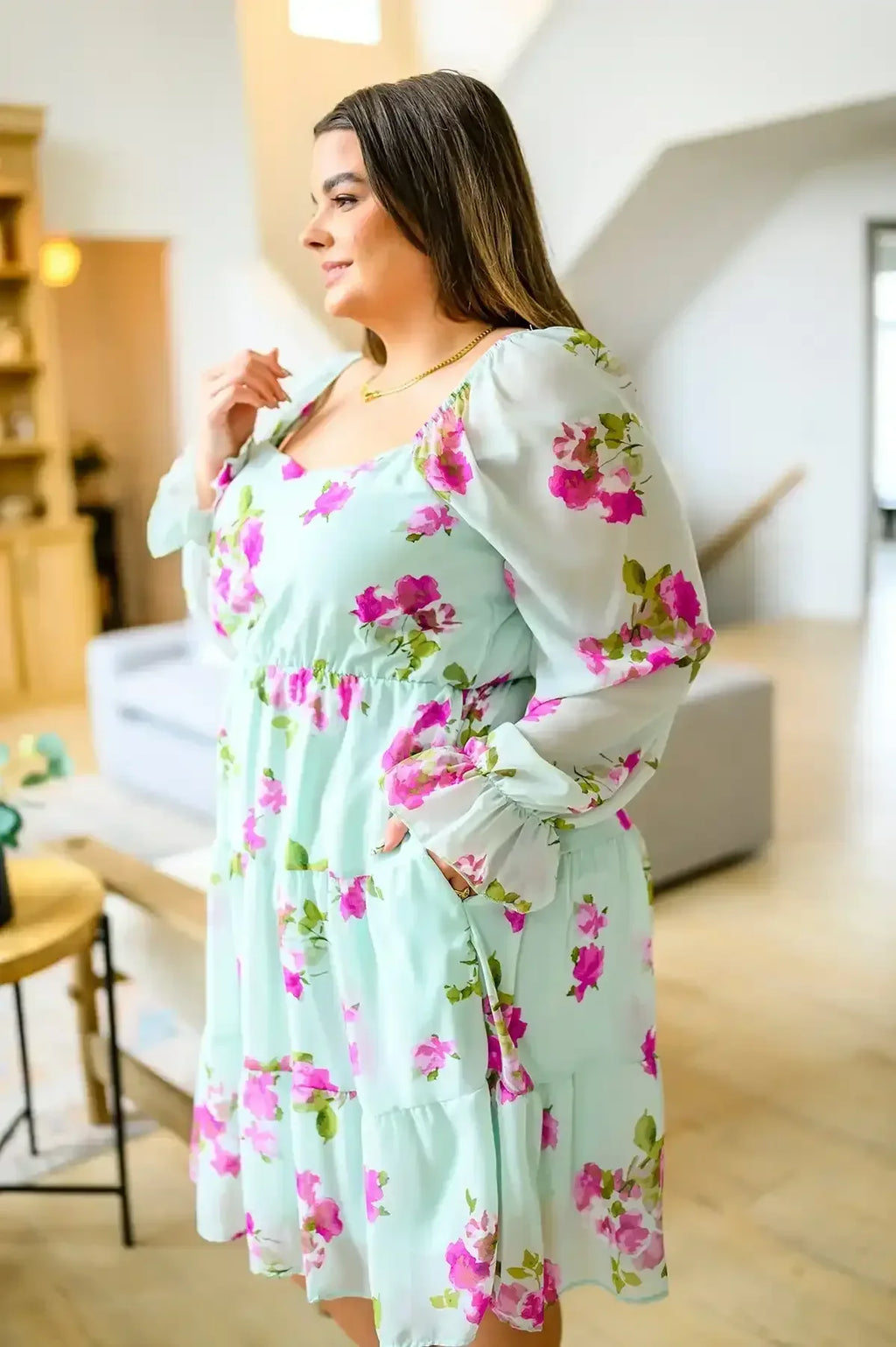 Delightfully Yours Floral Dress - Whatever You Like Shop