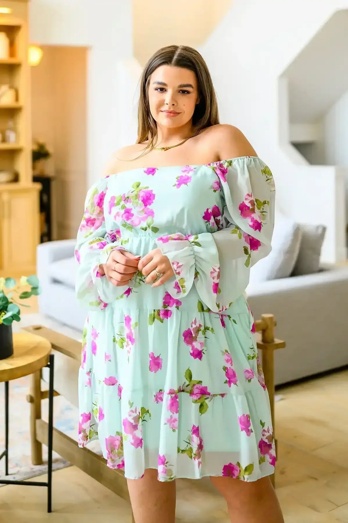 Delightfully Yours Floral Dress - Whatever You Like Shop