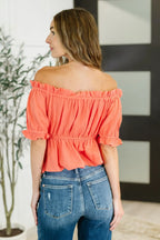 Don't Be Shy Off the Shoulder Blouse - Whatever You Like Shop