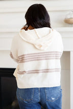 Don't Forget the Cold Foam Striped Hoodie - Whatever You Like Shop