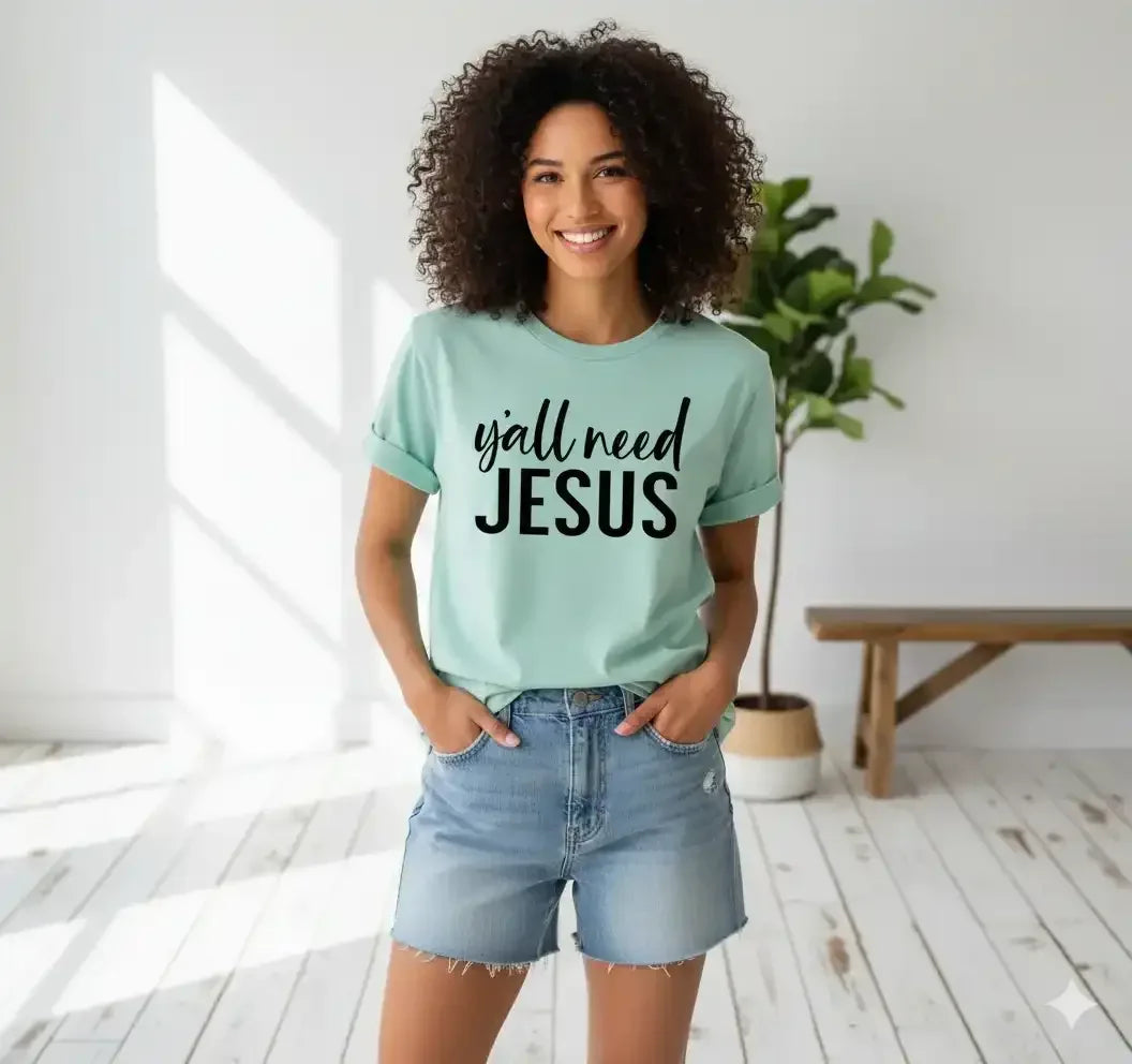 Y'all Need Jesus T-Shirt - Whatever You Like Shop
