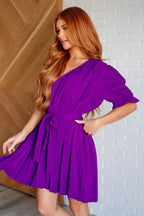 Hold And Squeeze Me Pleated Dress - Whatever You Like Shop