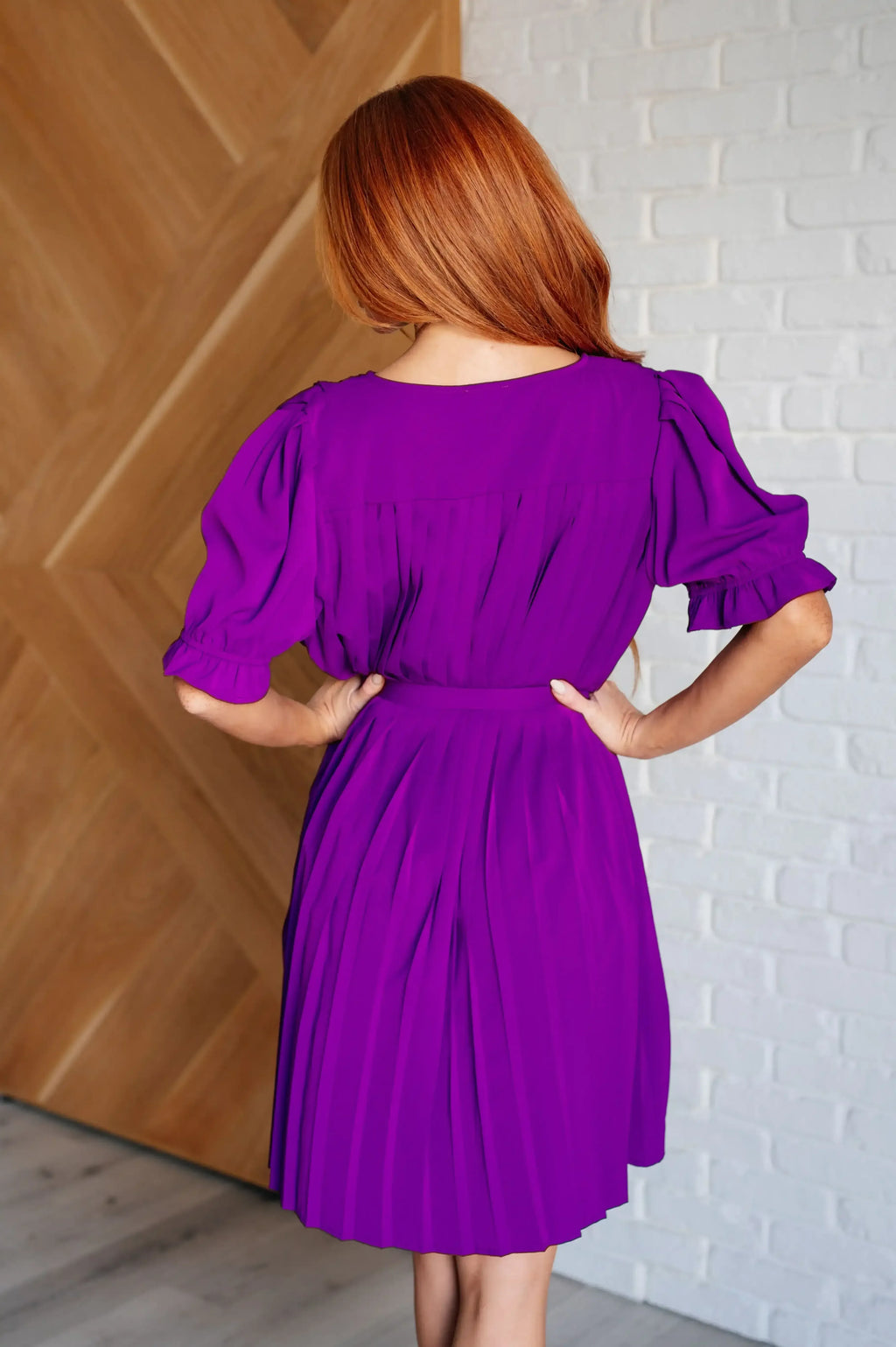 Hold And Squeeze Me Pleated Dress - Whatever You Like Shop