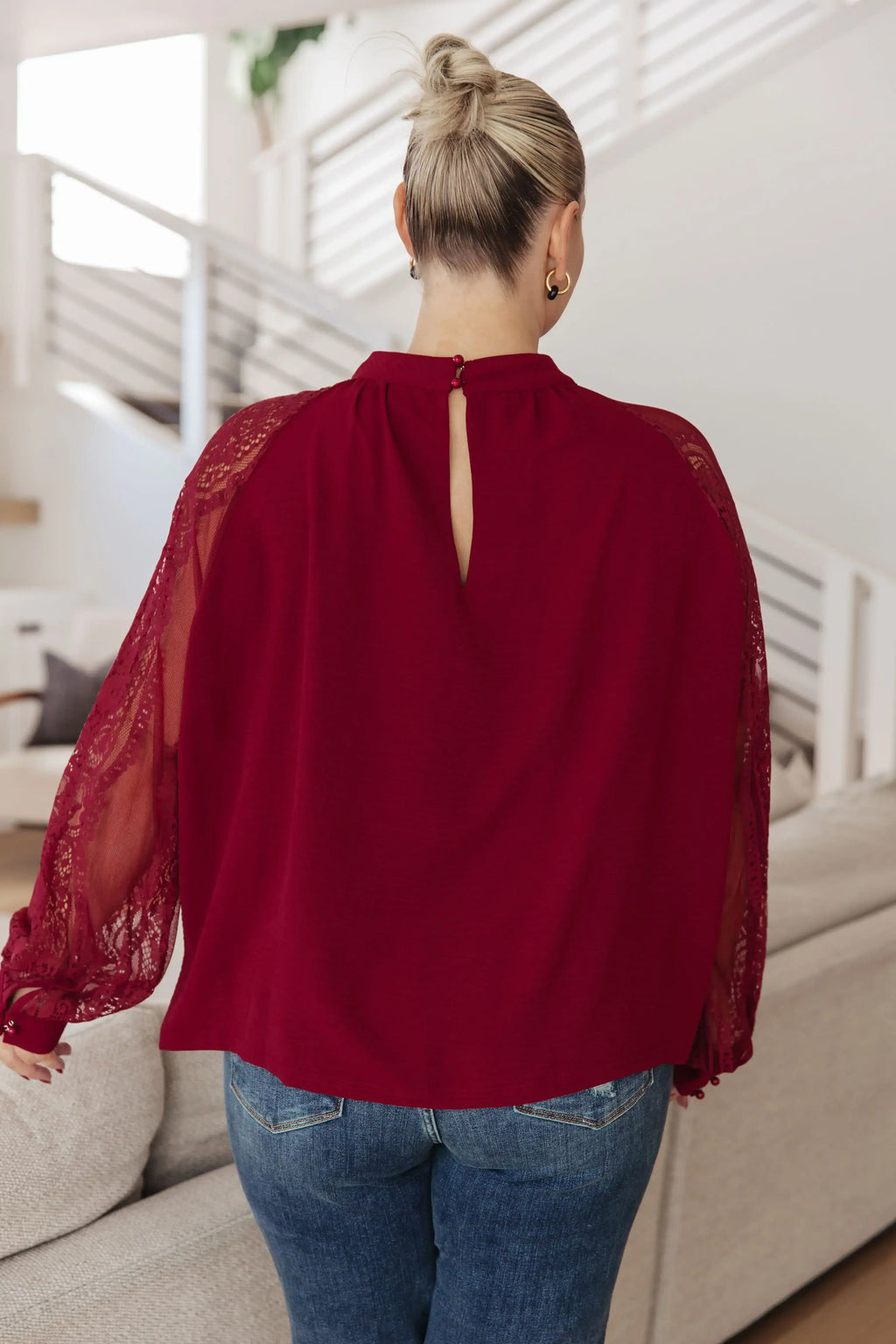 Lace on My Sleeves Blouse - Whatever You Like Shop