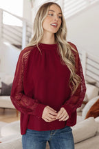 Lace on My Sleeves Blouse - Whatever You Like Shop