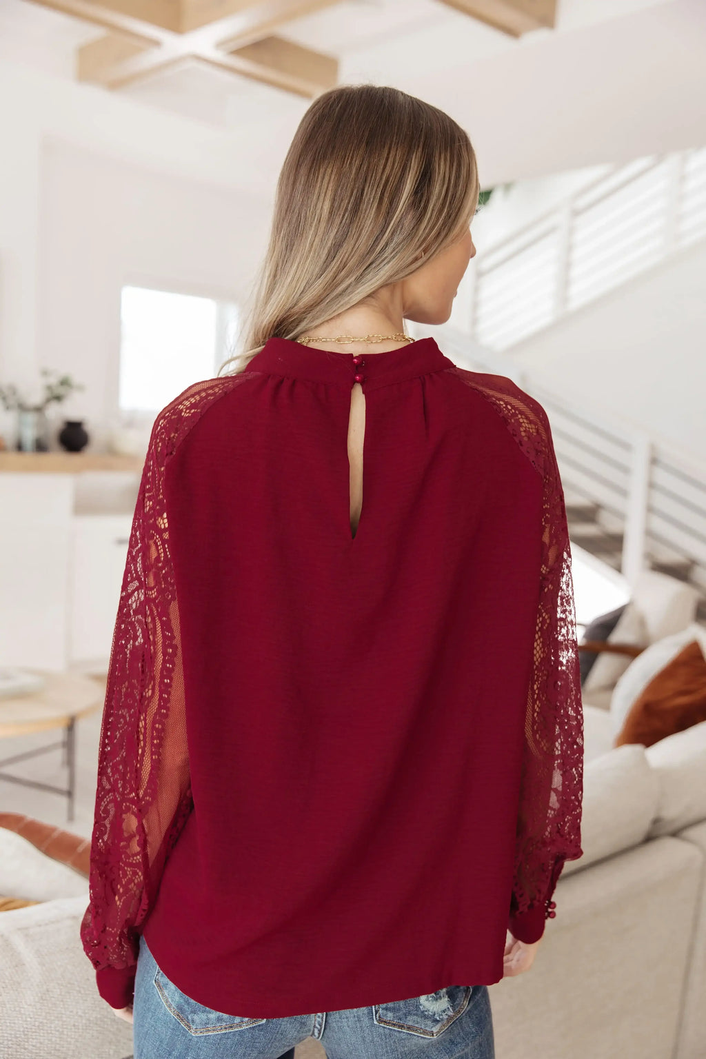 Lace on My Sleeves Blouse - Whatever You Like Shop