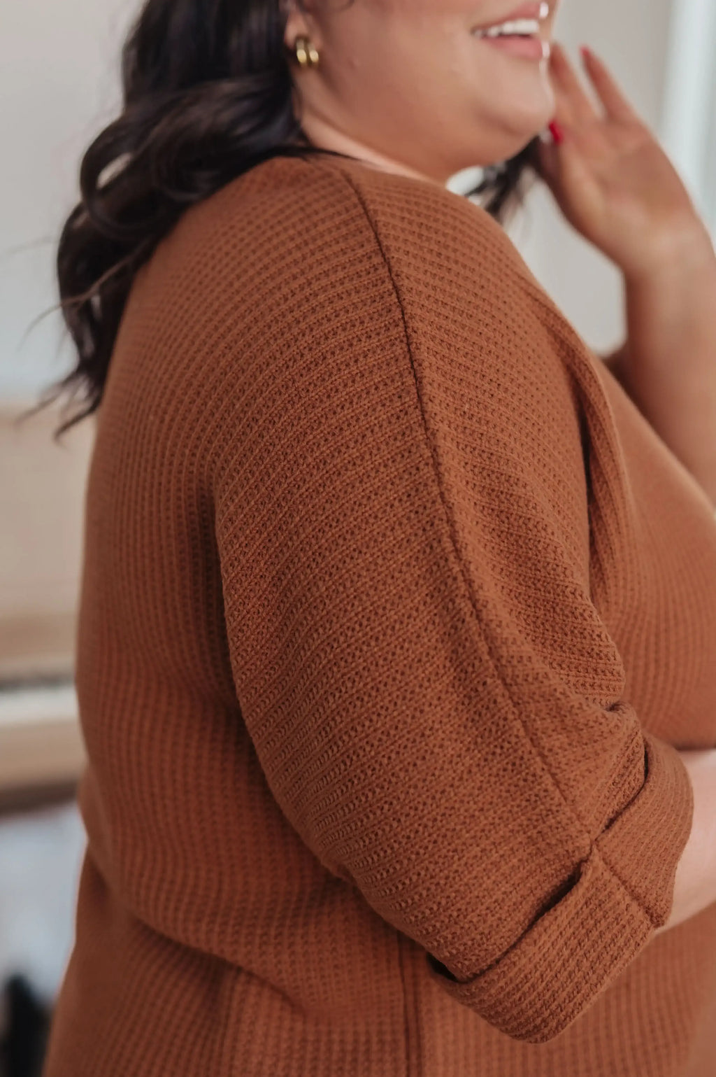 Lotta Love Knitted Sweater Top in Rust - Whatever You Like Shop