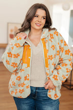 Love It Don't Leave It Floral Fleece Jacket - Whatever You Like Shop