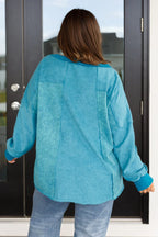 Ocean's Apart Mineral Wash Pullover - Whatever You Like Shop