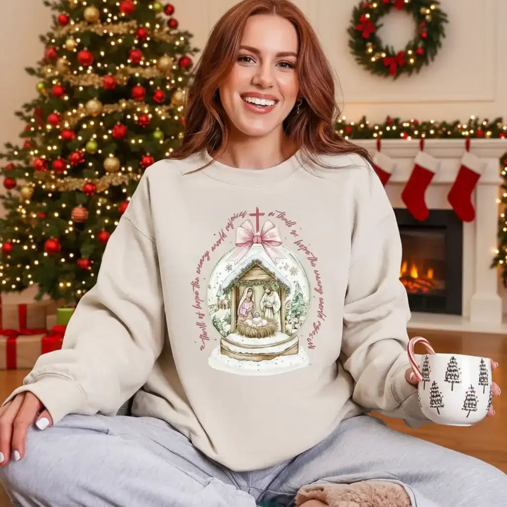 Holiday Snow Globe Tee or Sweatshirt - Whatever You Like Shop