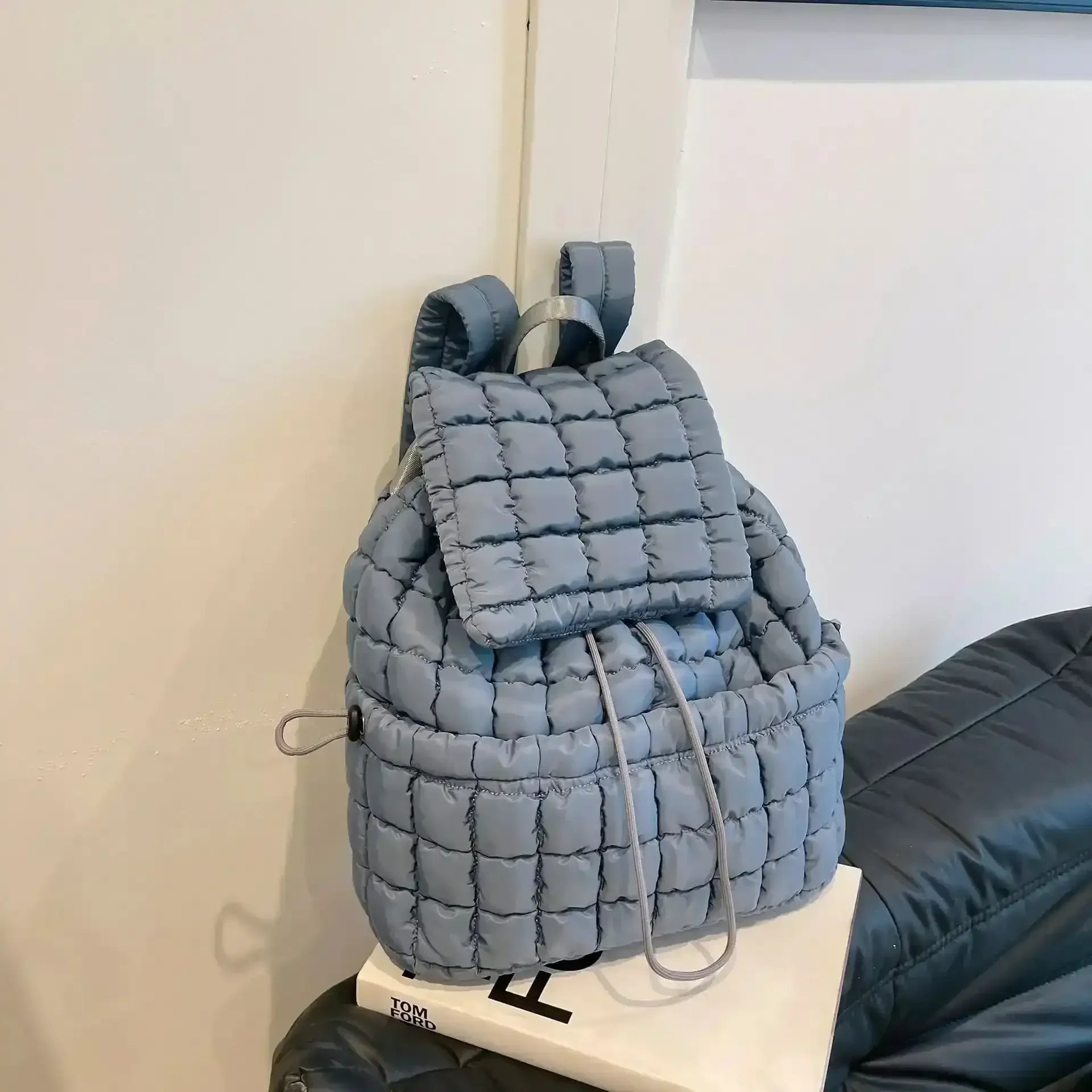 Quilted Puffy Down Backpack - Whatever You Like Shop