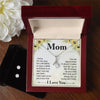 Alluring Beauty White Gold Necklace for Mom - Whatever You Like Shop