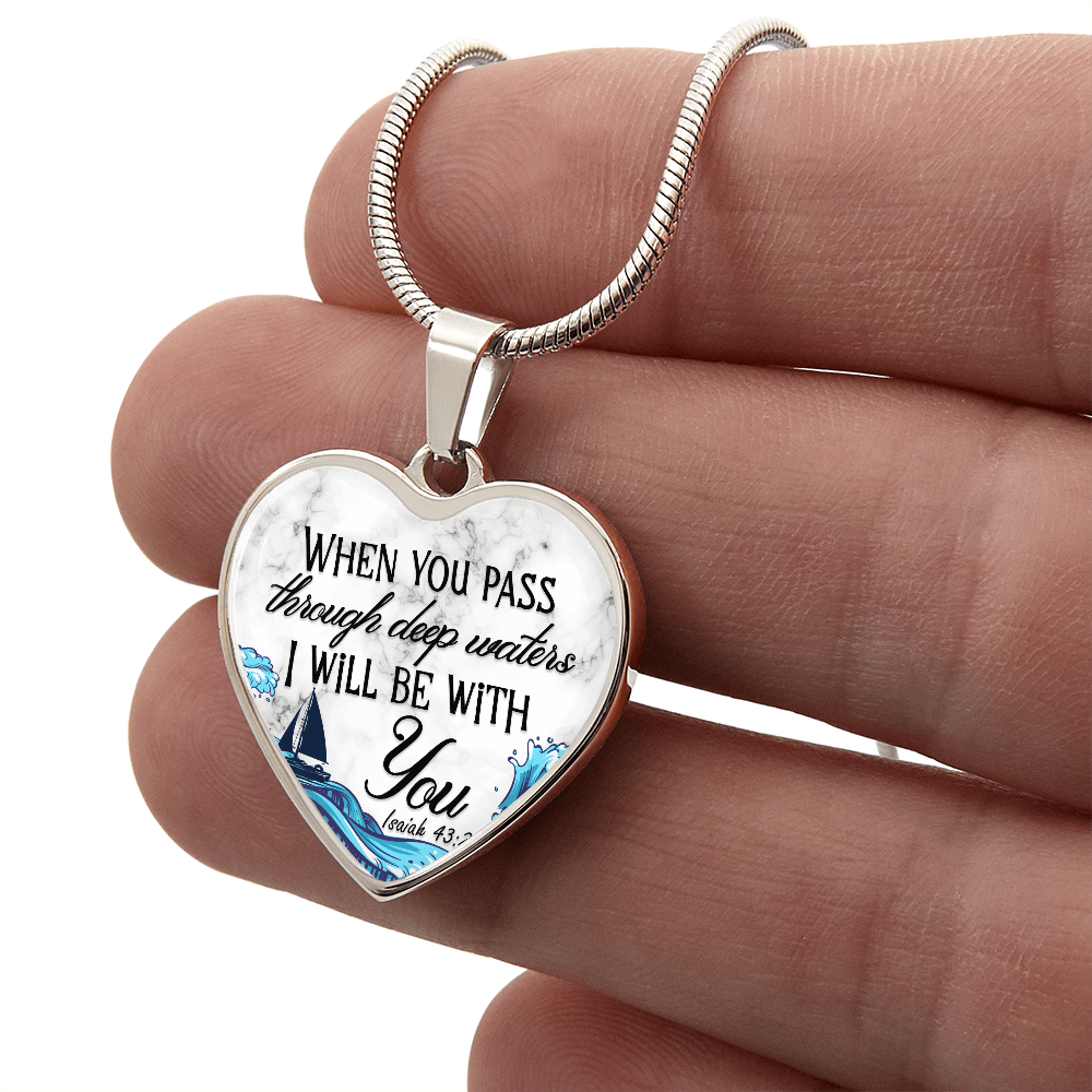 Heart Necklace | Isaiah 43:2
