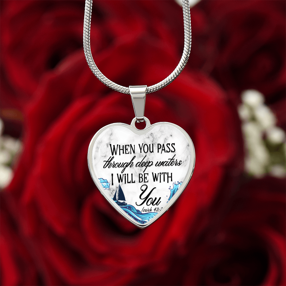 Heart Necklace | Isaiah 43:2