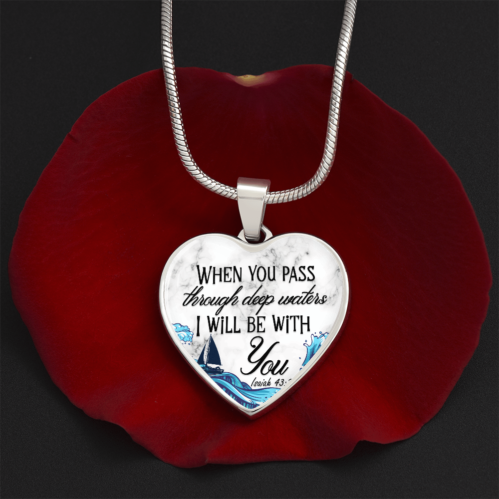 Heart Necklace | Isaiah 43:2