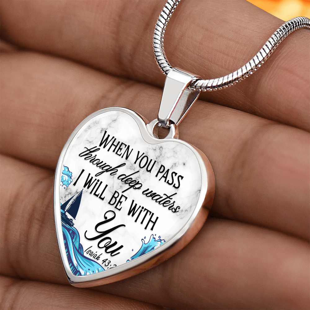 Heart Necklace | Isaiah 43:2
