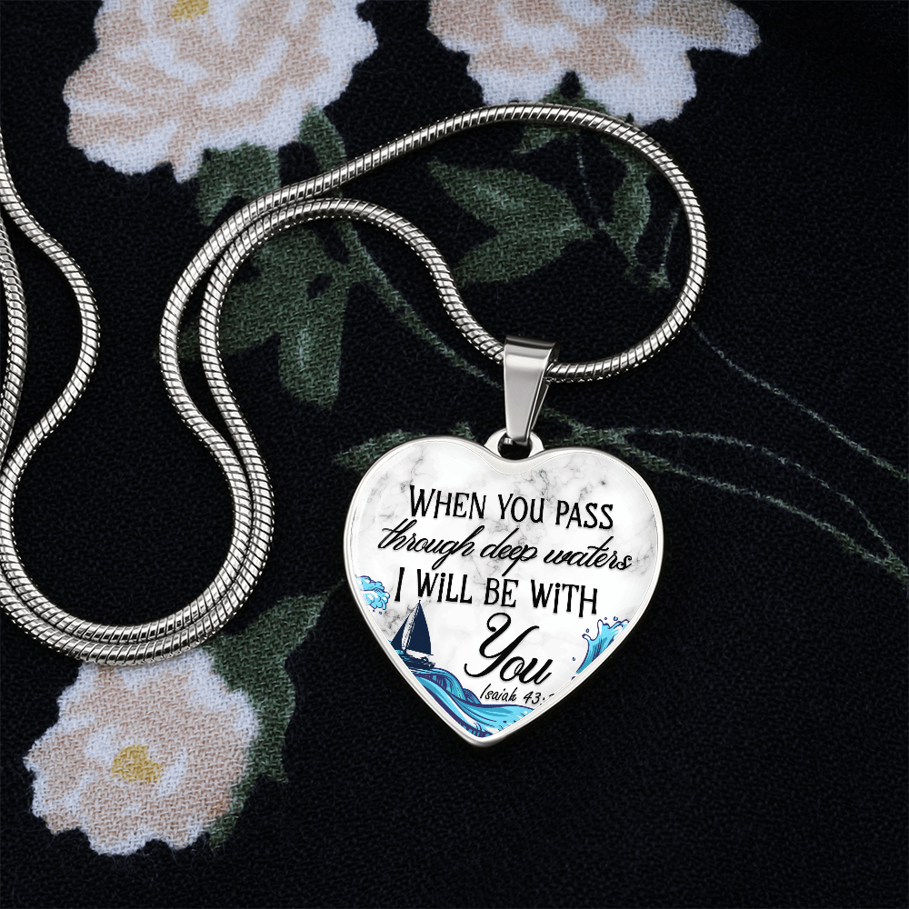 Heart Necklace | Isaiah 43:2