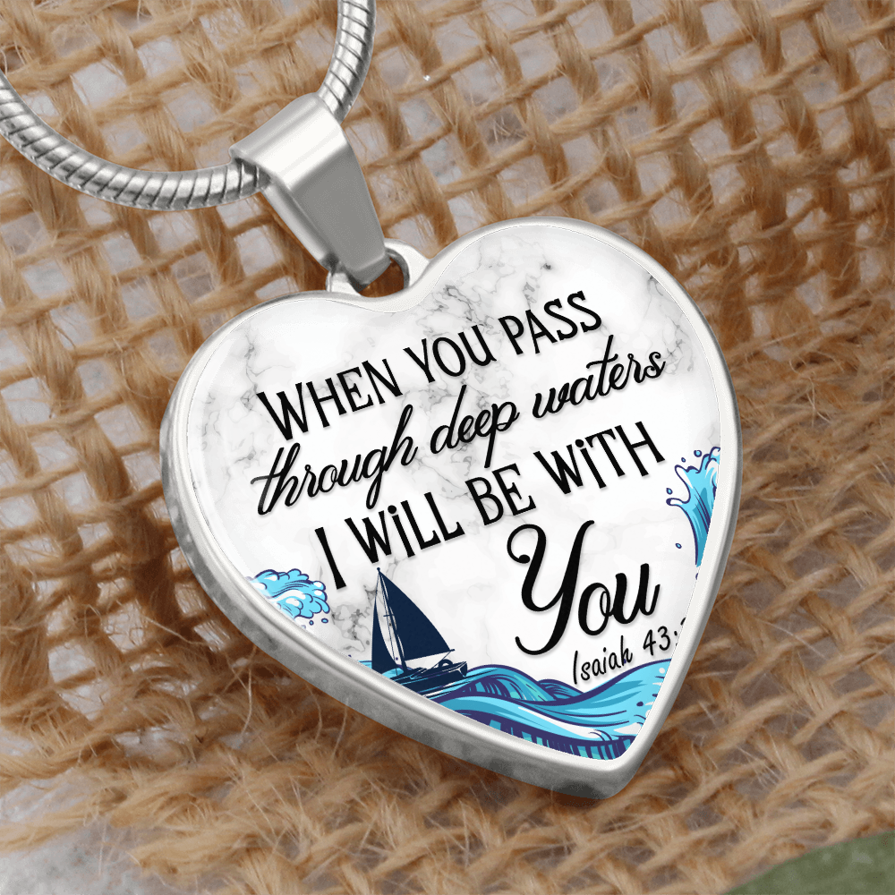 Heart Necklace | Isaiah 43:2