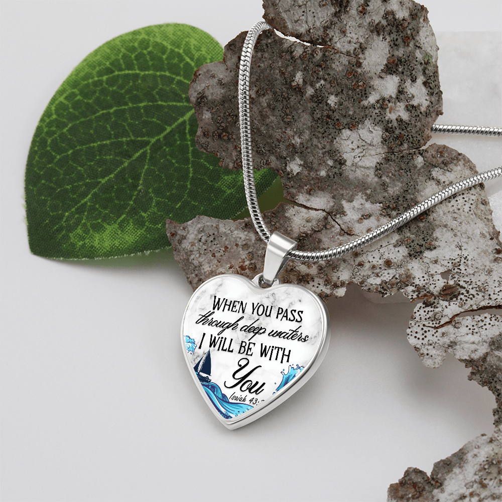Heart Necklace | Isaiah 43:2