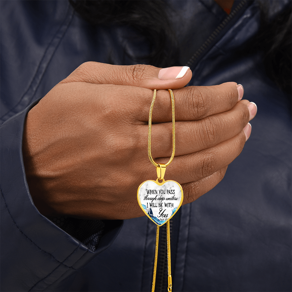 Heart Necklace | Isaiah 43:2