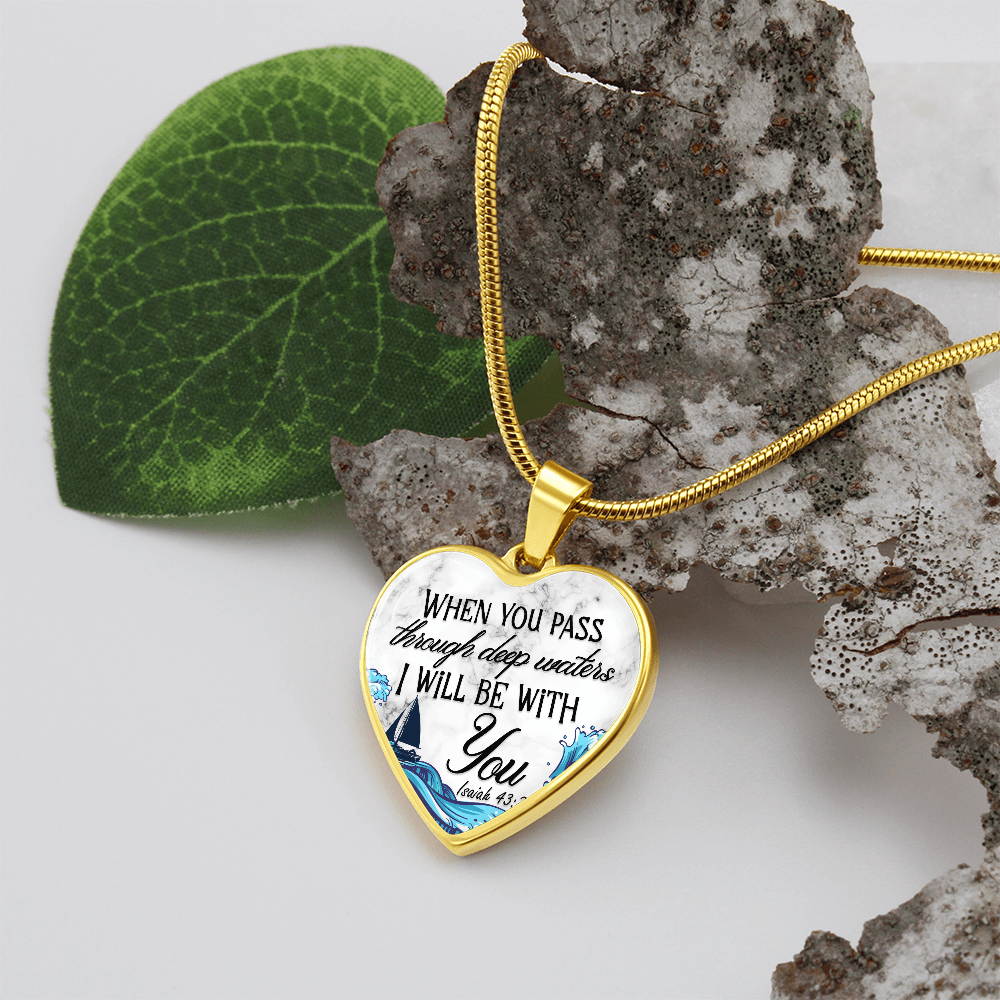 Heart Necklace | Isaiah 43:2