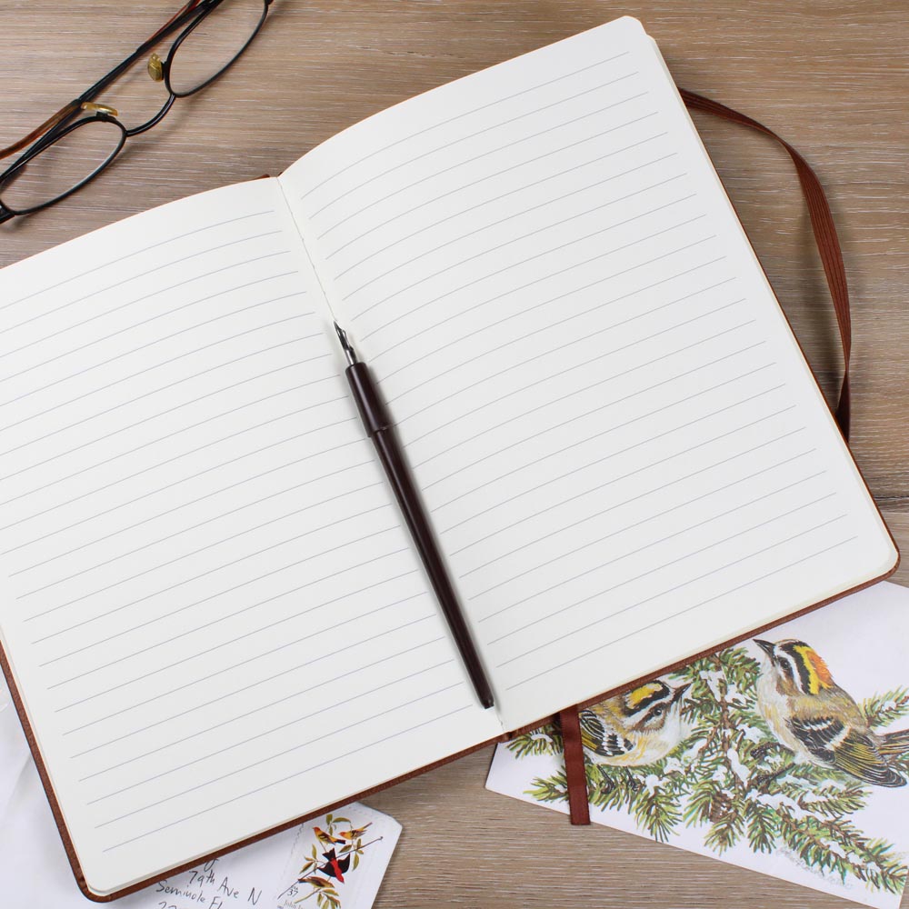 Fearfully Wonderfully Made Journal | Psalm 139:14 Leather-Look Bible Verse Notebook