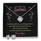 Love Knot Necklace & Earring Set | Soulmate - Whatever You Like Shop