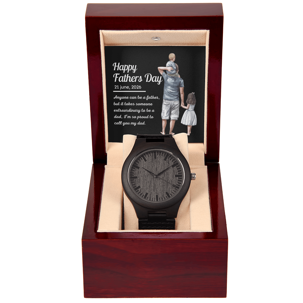 Wooden Watch | Happy Father's Day