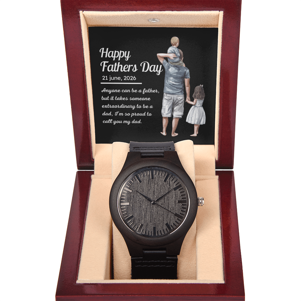 Wooden Watch | Happy Father's Day